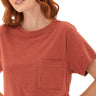 Shelbie Triblend Jersey Pocket Tee Womens Tops Short Tee Threads 4 Thought 