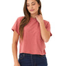 Shelbie Triblend Jersey Pocket Tee Womens Tops Short Tee Threads 4 Thought 