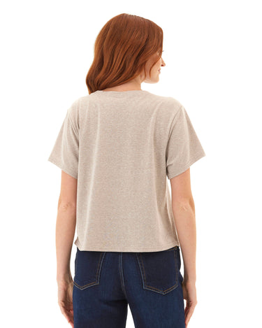 Shelbie Triblend Jersey Pocket Tee Womens Tops Short Tee Threads 4 Thought 