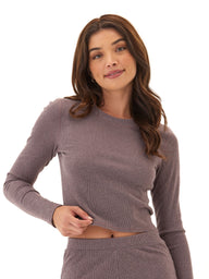 Pramila Brushed Performance Rib Long Sleeve Top Threads 4 Thought 