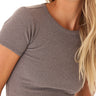 Guadalupe Brushed Performance Rib Tee Womens Tops Short Tee Threads 4 Thought 