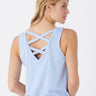 Kristie Criss Cross Heather Luxe Jersey Tank Womens Tops Tanks Threads 4 Thought 