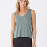 Kristie Criss Cross Heather Luxe Jersey Tank Womens Tops Tanks Threads 4 Thought 