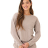 Shaina Modal Terry Pocket Long Sleeve Womens Tops Long Tee Threads 4 Thought 