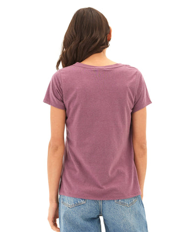 Pattie Triblend V-Neck Tee Womens Tops Short Tee Threads 4 Thought 