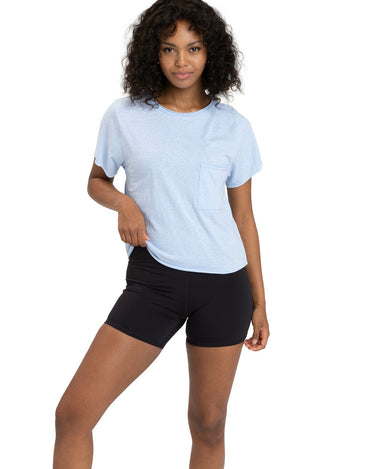 Maggie Triblend Pocket Tee Womens Tops Short Threads 4 Thought 