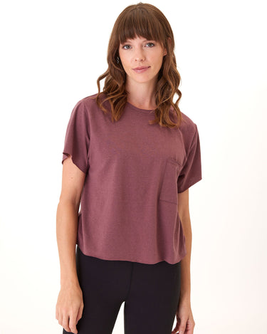 Maggie Triblend Tee Womens Tops Short Threads 4 Thought 