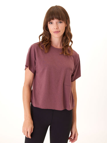 Maggie Triblend Tee Womens Tops Short Threads 4 Thought 