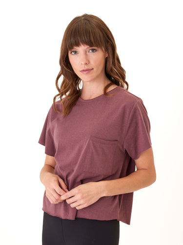 Maggie Triblend Tee Womens Tops Short Threads 4 Thought 