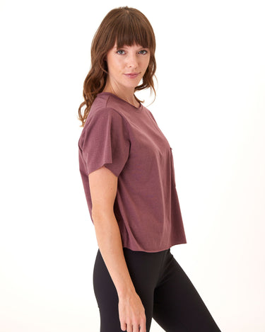 Maggie Triblend Tee Womens Tops Short Threads 4 Thought 