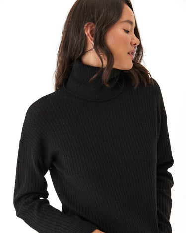 Toki Rib Turtleneck Womens Outerwear Sweater Threads 4 Thought 