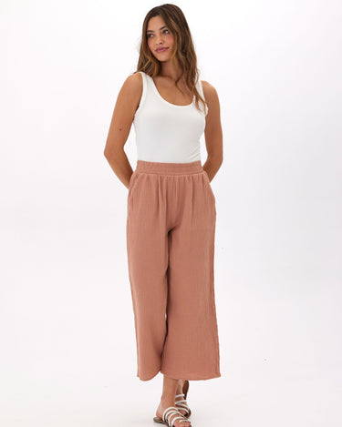 Ivanna Gauze Wide Leg Pant Womens Bottoms Pants Threads 4 Thought 