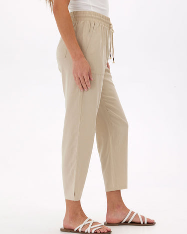 Winnie Breezy Linen Pant 25" Womens Bottoms Pants Threads 4 Thought 