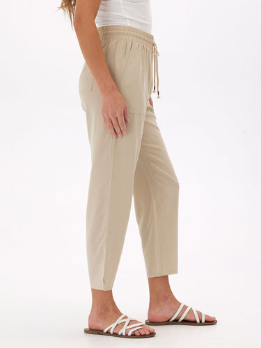 Winnie Breezy Linen Pant 25" Womens Bottoms Pants Threads 4 Thought 