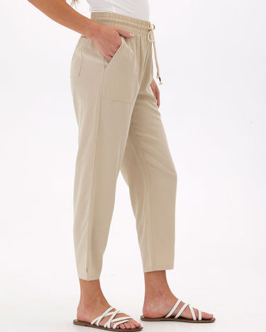 Winnie Breezy Linen Pant 25" Womens Bottoms Pants Threads 4 Thought 