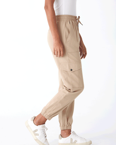 Delilah Stretch Twill Cargo Jogger 27" Womens Bottoms Pants Threads 4 Thought 