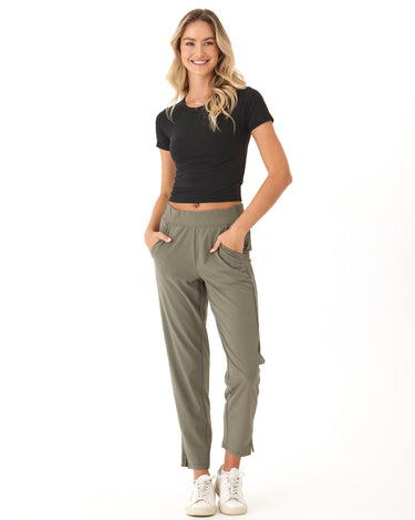 Leticia Performance Rib Mix Pant Womens Bottoms Pants Threads 4 Thought 