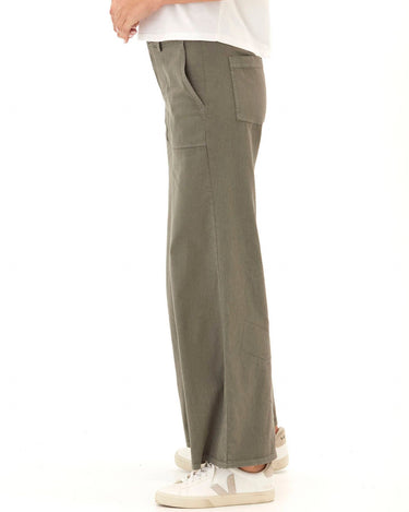 Pamela Stretch Twill Wide Leg Pant Womens Bottoms Pants Threads 4 Thought 