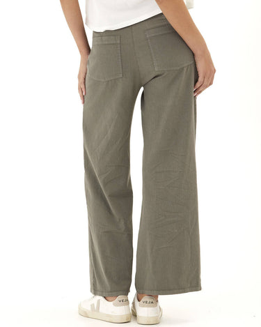 Pamela Stretch Twill Wide Leg Pant Womens Bottoms Pants Threads 4 Thought 