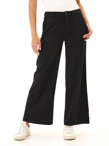 Pamela Stretch Twill Wide Leg Pant Womens Bottoms Pants Threads 4 Thought 