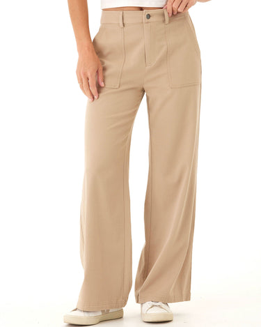 Pamela Stretch Twill Wide Leg Pant Womens Bottoms Pants Threads 4 Thought 