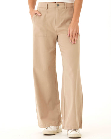 Pamela Stretch Twill Wide Leg Pant Womens Bottoms Pants Threads 4 Thought 