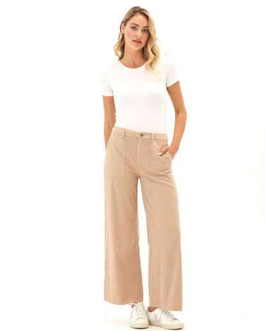 Pamela Stretch Twill Wide Leg Pant Womens Bottoms Pants Threads 4 Thought 