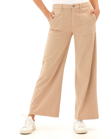 Pamela Stretch Twill Wide Leg Pant Womens Bottoms Pants Threads 4 Thought 