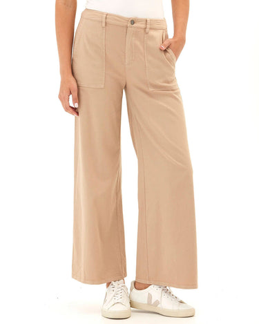 Pamela Stretch Twill Wide Leg Pant Womens Bottoms Pants Threads 4 Thought 