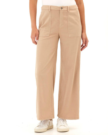 Pamela Stretch Twill Wide Leg Pant Womens Bottoms Pants Threads 4 Thought 