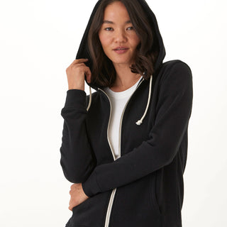 Triblend Zip Hoodie Womens Outerwear Sweatshirt Threads 4 Thought 