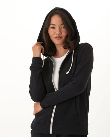 Triblend Zip Hoodie Womens Outerwear Sweatshirt Threads 4 Thought 