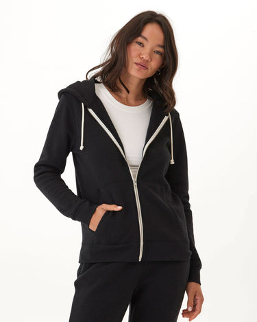 Triblend Zip Hoodie Womens Outerwear Sweatshirt Threads 4 Thought 