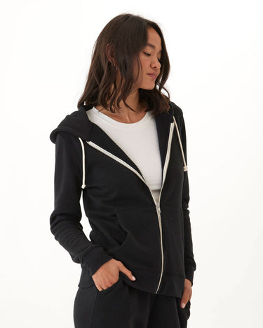 Triblend Zip Hoodie Womens Outerwear Sweatshirt Threads 4 Thought 