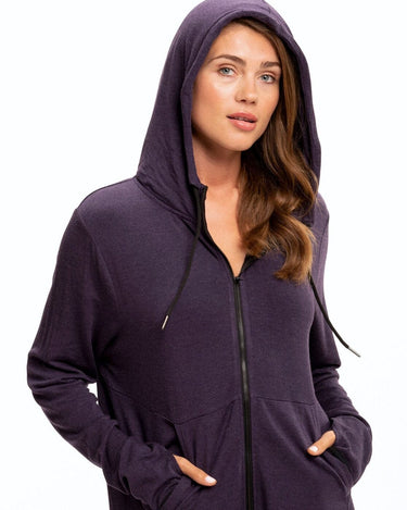 Sybil FeatherLoop Athleisure Jacket Womens Outerwear Sweatshirt Threads 4 Thought 