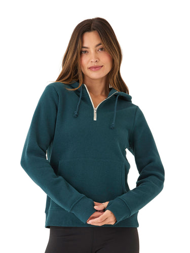 Sinead 1/4 Zip Triblend Fleece Hoodie