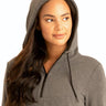 Kyanna FeatherLoop Half Zip Hoodie Womens Outerwear Sweatshirt Threads 4 Thought 