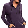 Kyanna FeatherLoop Half Zip Hoodie Womens Outerwear Sweatshirt Threads 4 Thought 