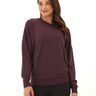 Cathy Feather Fleece Boyfriend Fit Pullover Womens Tops Long Tee Threads 4 Thought 