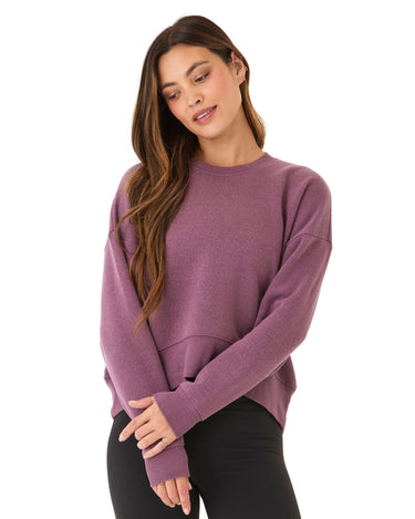 Naia Triblend Fleece Pullover Womens Outerwear Sweatshirt Threads 4 Thought 