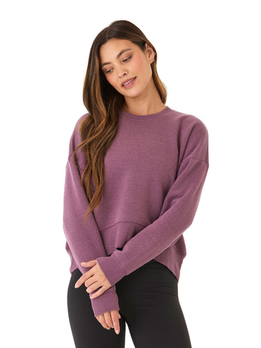 Naia Triblend Fleece Pullover Womens Outerwear Sweatshirt Threads 4 Thought 