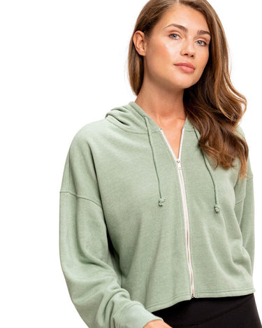 Venetia Crop Hoodie Womens Outerwear Sweatshirt Threads 4 Thought 