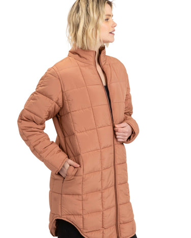 Azima Packable Long Puffer Jacket Womens Outerwear Jacket Threads 4 Thought 