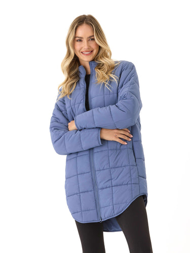 Azima Packable Long Puffer Jacket Womens Outerwear Jacket Threads 4 Thought 