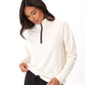 Nyla Feather Fleece Half Zip Pullover Womens Outerwear Sweatshirt Threads 4 Thought 