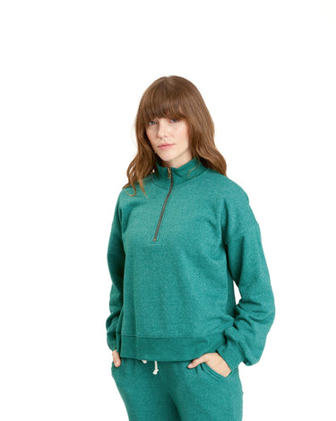 Constance Tribend Fleece Half Zip Pullover Womens Outerwear Sweatshirt Threads 4 Thought 