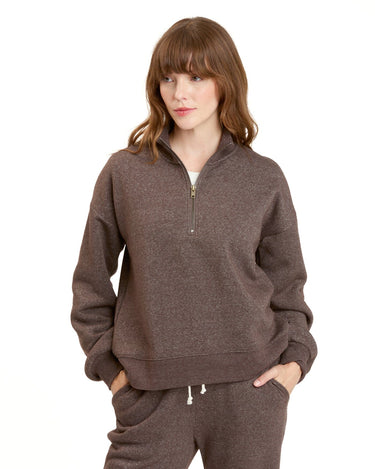 Constance Tribend Fleece Half Zip Pullover Womens Outerwear Sweatshirt Threads 4 Thought 