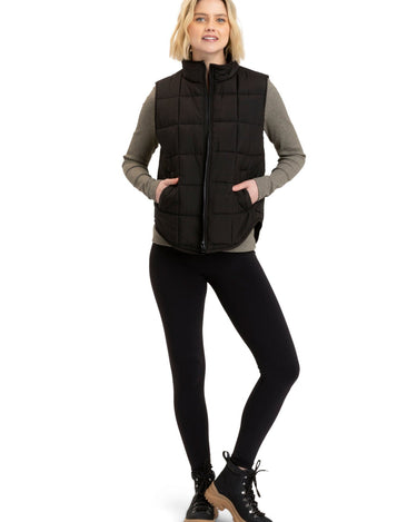 Aubri Packable Puffer Vest Womens Outerwear Jacket Threads 4 Thought 