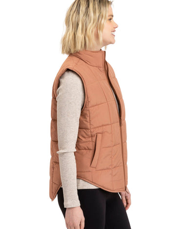 Aubri Packable Puffer Vest Womens Outerwear Jacket Threads 4 Thought 