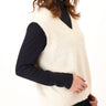 Amelia Fuzzy Sweater Vest Womens Outerwear Sweater Threads 4 Thought 